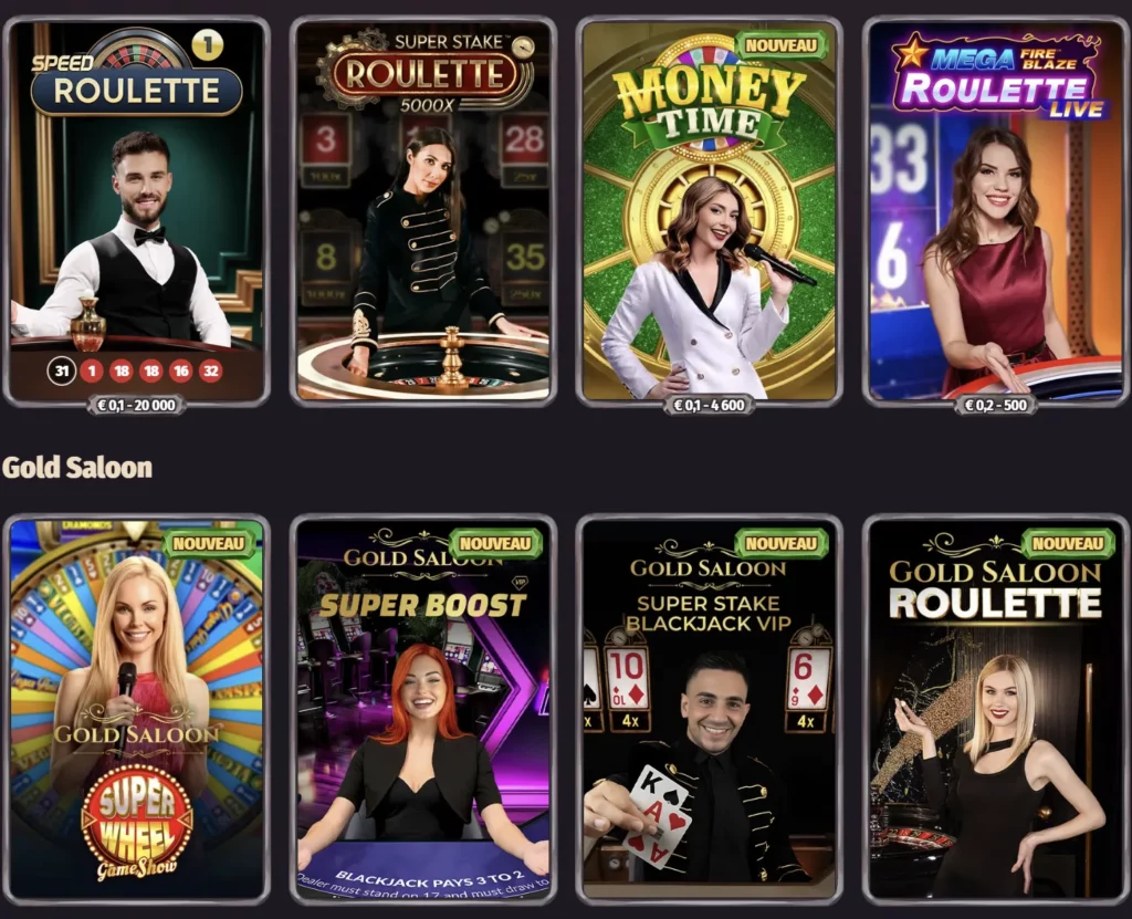 Live casino